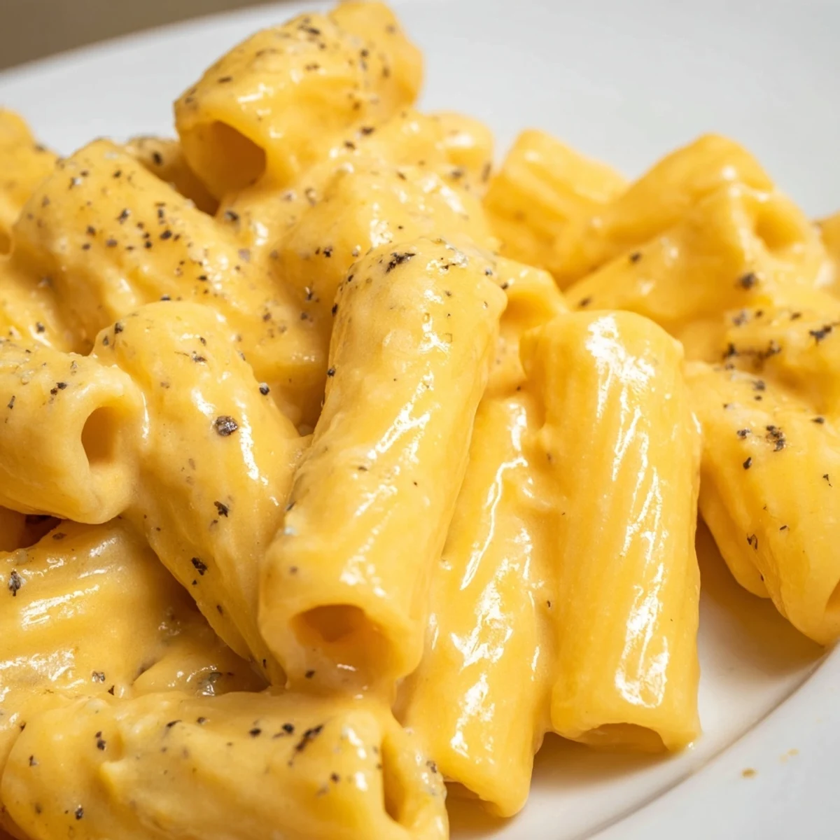 Garnished Creamy Cheese Sauce for Pasta in a deep bowl, ready for weeknight dinner.