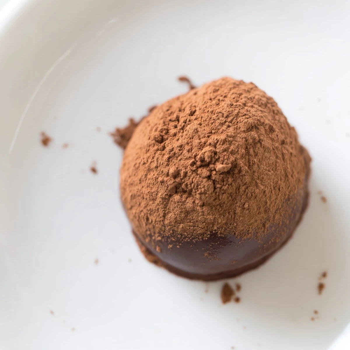 Rich Irish Cream Truffles rolled in chocolate sprinkles, displayed in a neat pile with a soft, inviting texture.