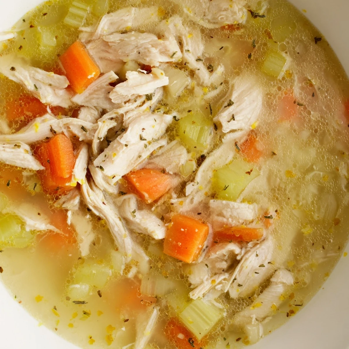 Crockpot Lemon Chicken Soup