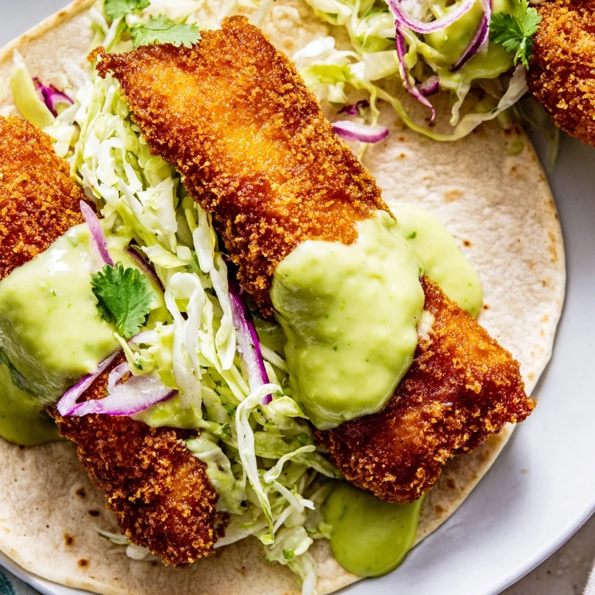 Homemade Baja Fish Tacos