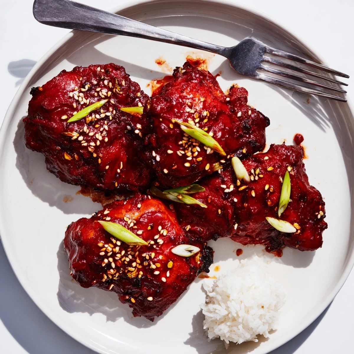 Spicy Gochujang Glazed Chicken