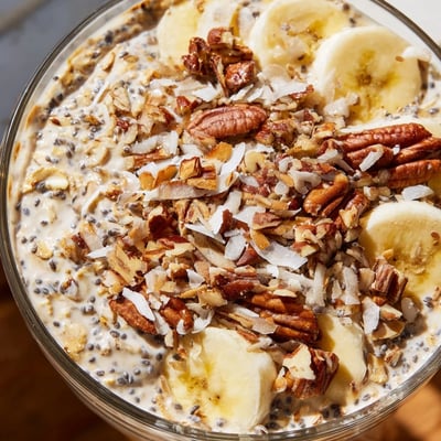 Coconut Cream Pie Overnight Oats