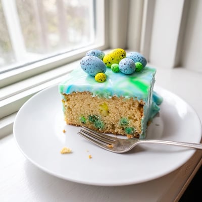 Robin Egg Snack Cake