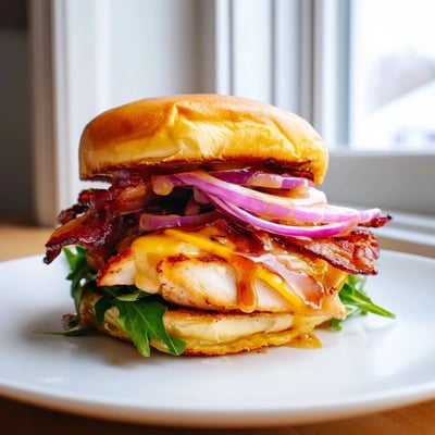 Maple Chicken Bacon Sliders
